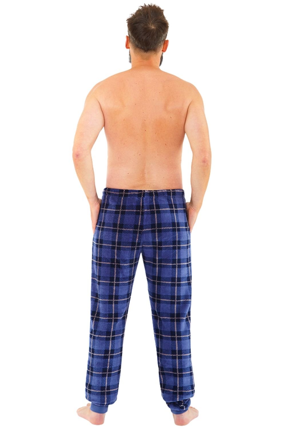 Just Essentials Just Essentials Men's Fleece Lounge Bottoms in Grey - 3