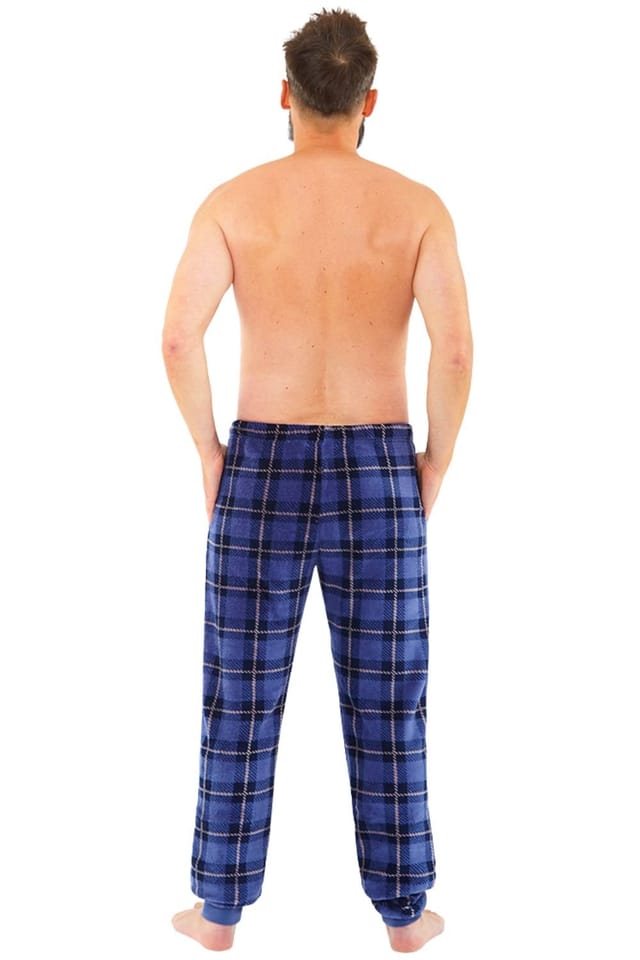 Just Essentials Just Essentials Men's Fleece Lounge Bottoms in Grey - 3