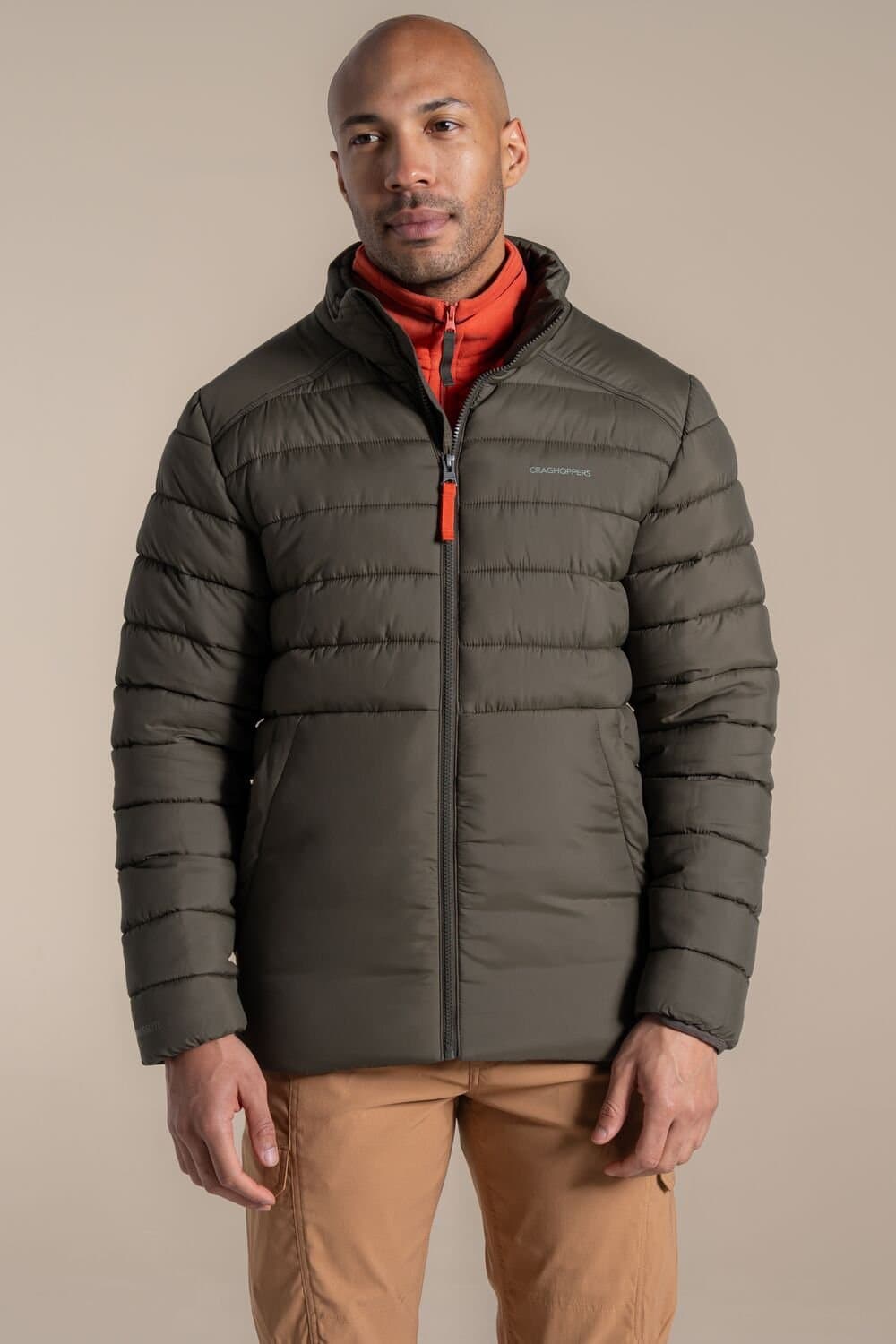 Craghoppers Craghoppers Men's National Trust Dalesway Insulating Water Repellent Jacket in Dark Green