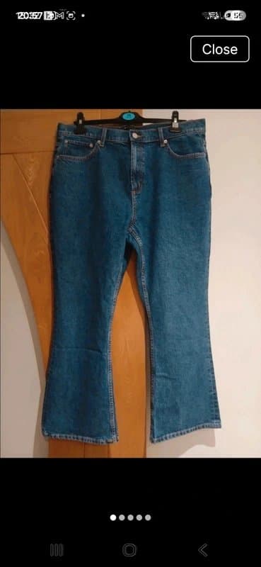 ASOS Design ASOS Design Petite Flare Jeans Size 34 Waist