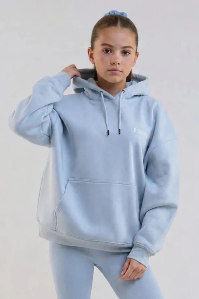 BCouture BCouture Women's Leggings & Oversized Hoodie Set in Light Blue - 3