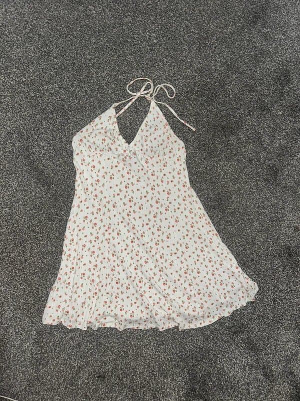 Bershka Bershka summer floral halter neck sundress