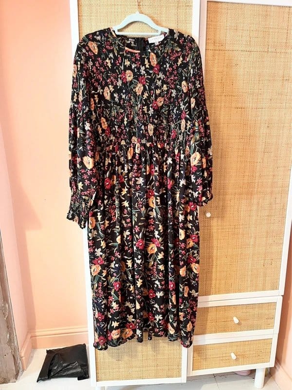 Never Fully Dressed Never Fully Dressed chiffon floral midi dress size 20 - 1