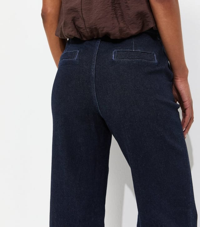 New Look Women's Navy Seam From Wide Leg Jeans New Look - 3