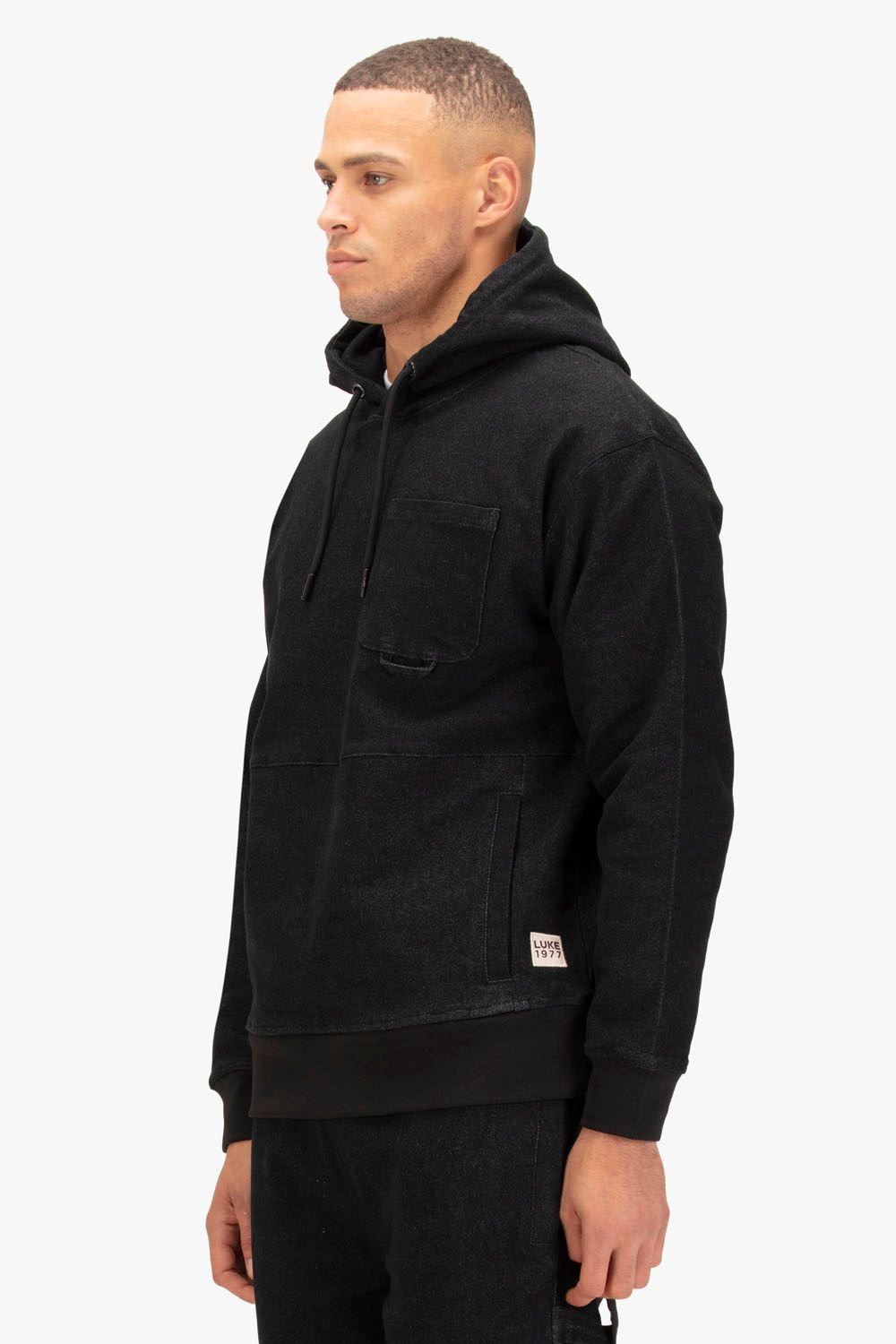 Luke 1977 Luke 1977 Men's Miter Carpenter Overhead Hoodie in Black - 3