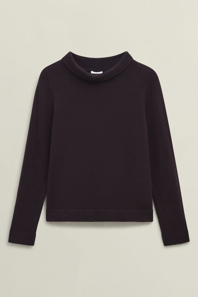 Hobbs London Hobbs London Women's Audrey Jumper in Dark Brown - 2
