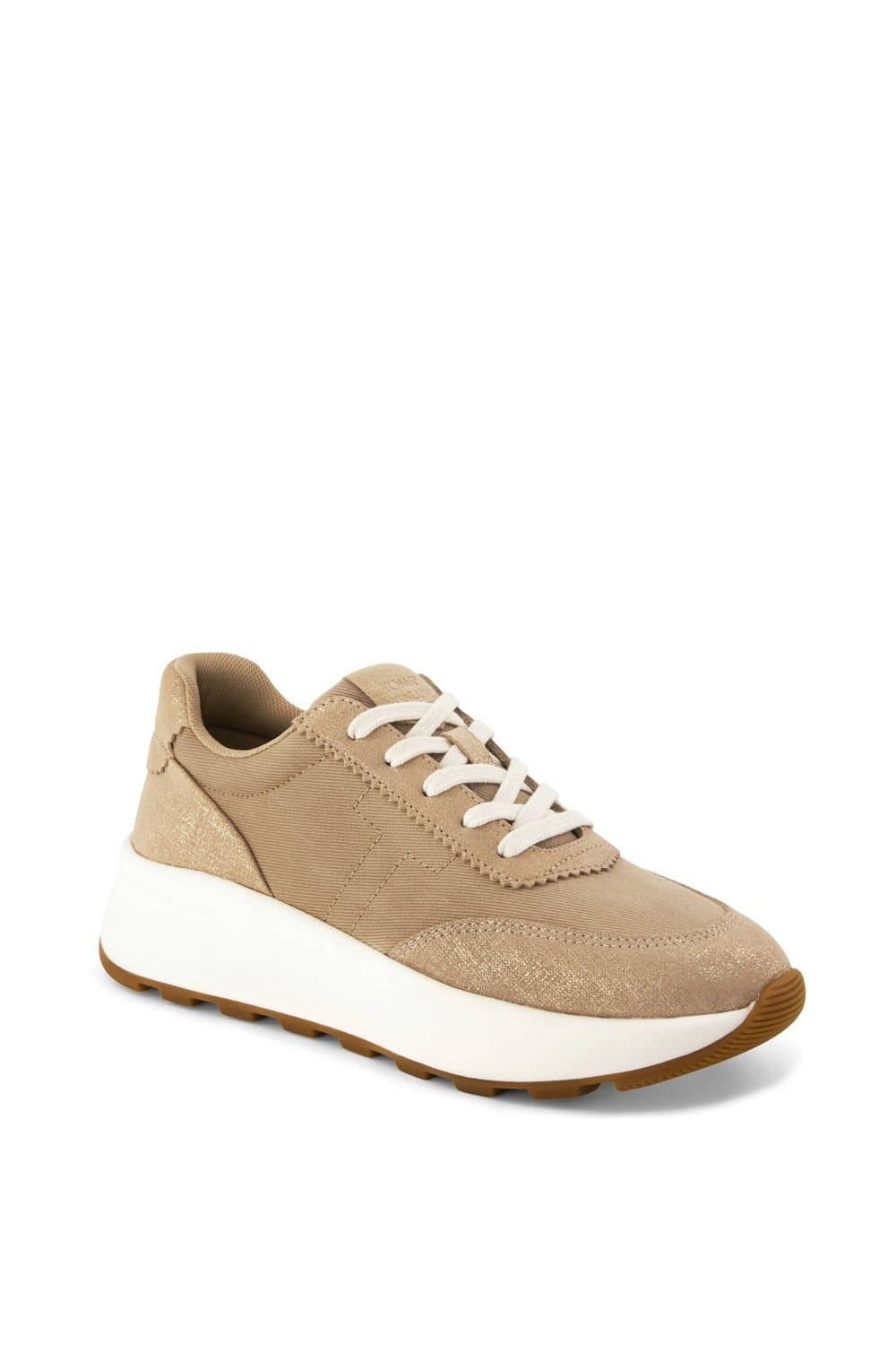 TOMS TOMS Women's Trvl Lite Wedge Sneaker in Taupe