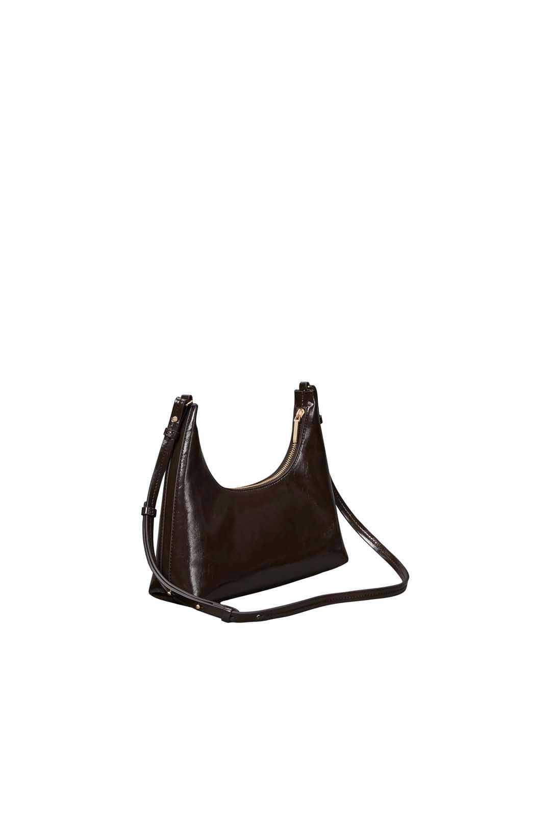 Calvin Klein Calvin Klein Women's Foil Logo Glossy Shoulder Bag Brown