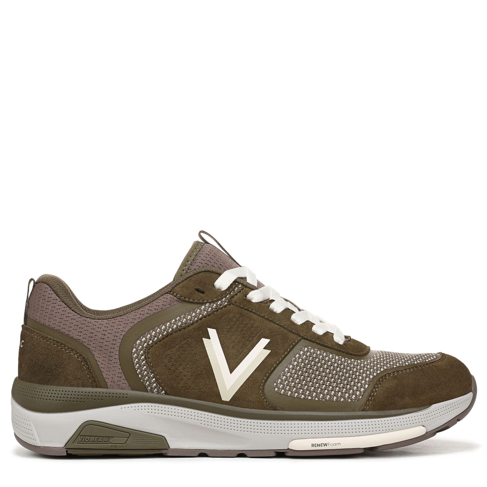 Vionic Vionic Men's M Walk Strider Knit Trainers in Olive - 4