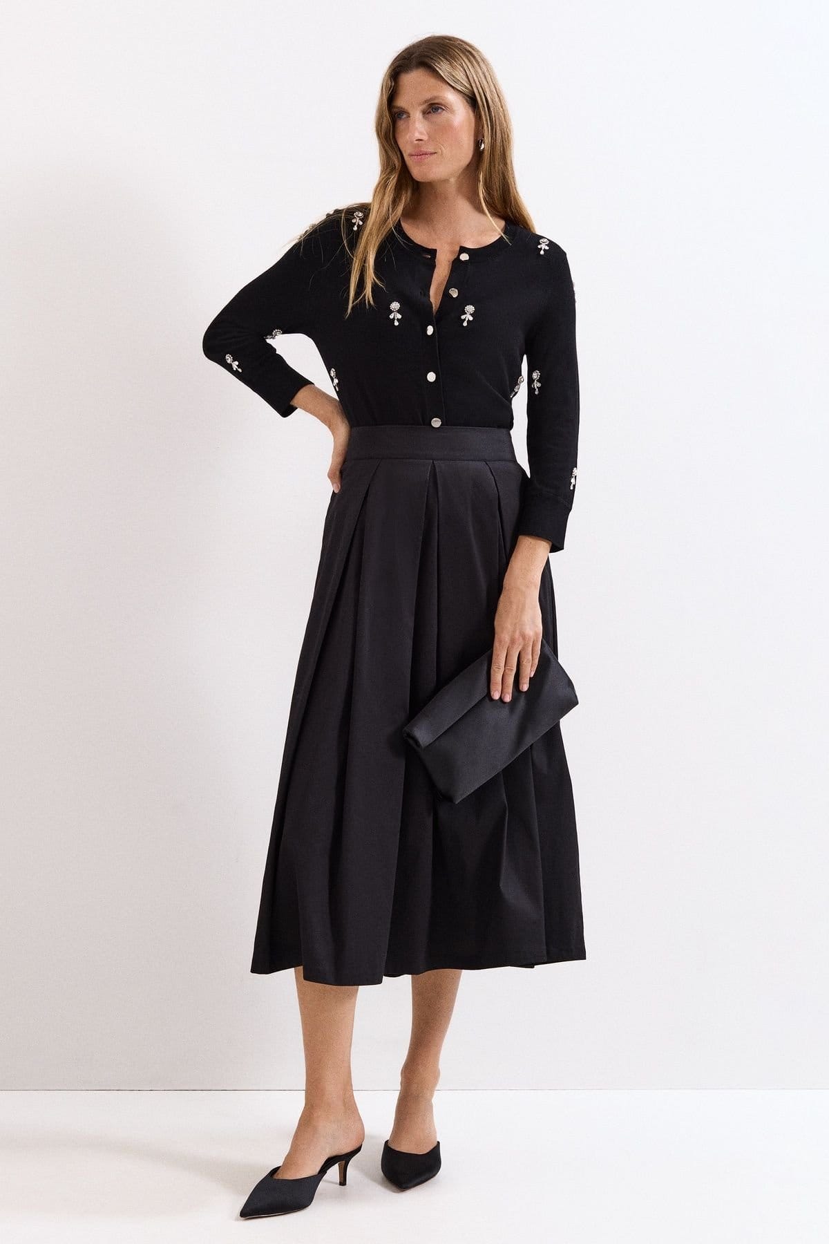 Phase Eight Phase Eight Women's Trinity Skirt in Black - 4