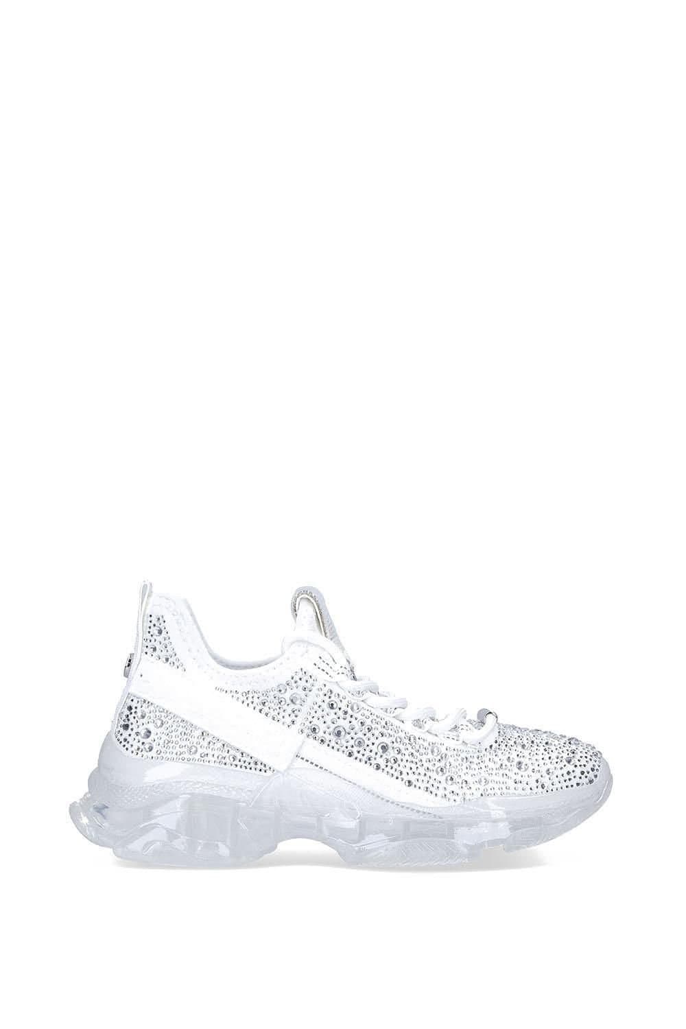 Steve Madden STEVE MADDEN Women's 'Maxima White' Fabric Trainers in White