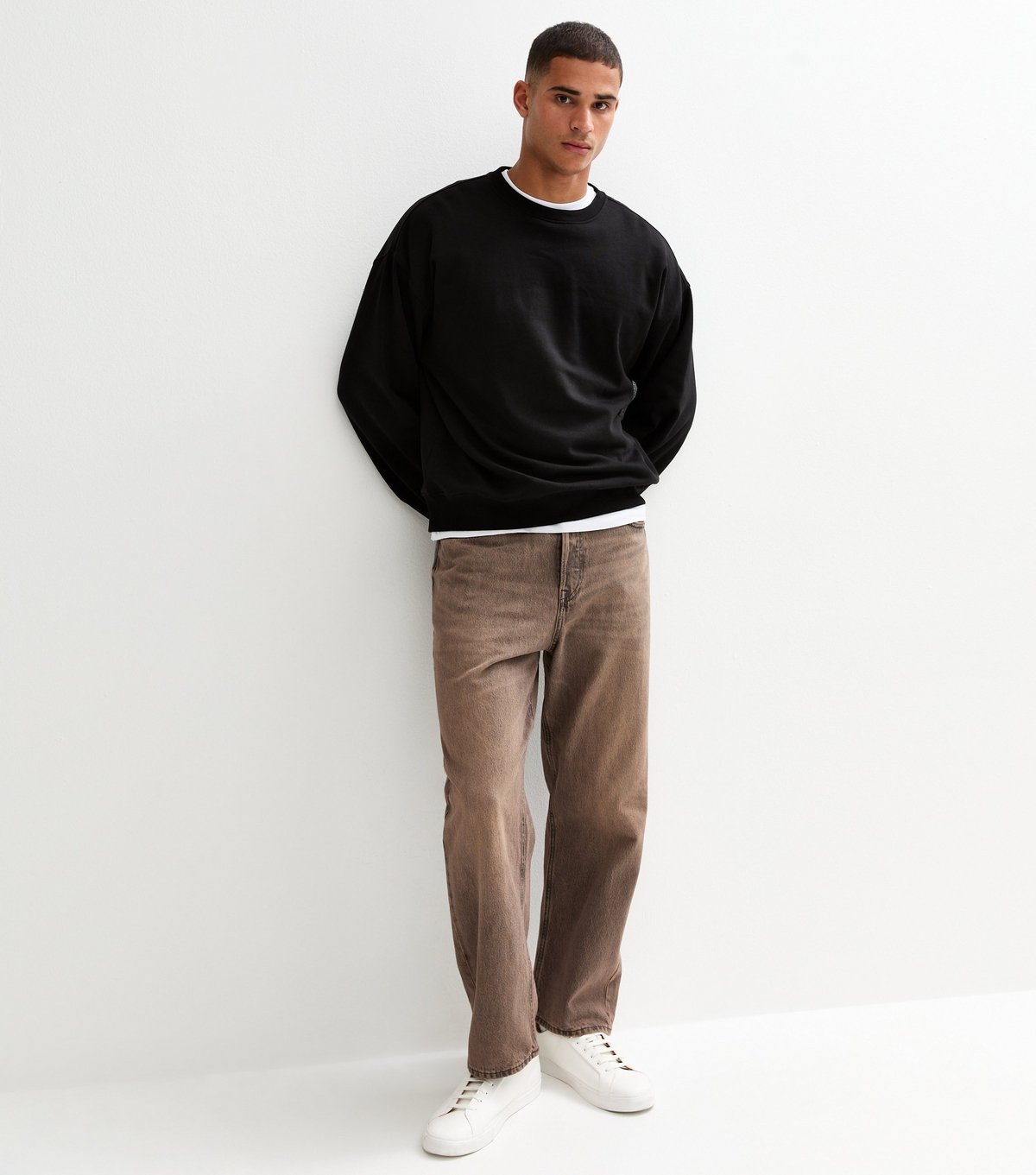 jack & jones Men's Wash Grey Straight Leg Jeans Jack & Jones New Look - 1