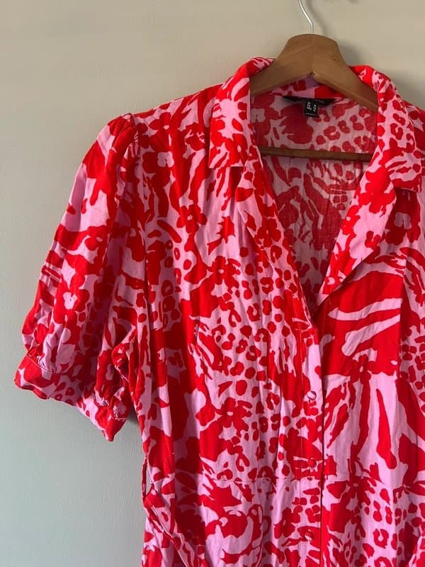 New Look New look 16 floral midi shirt dress