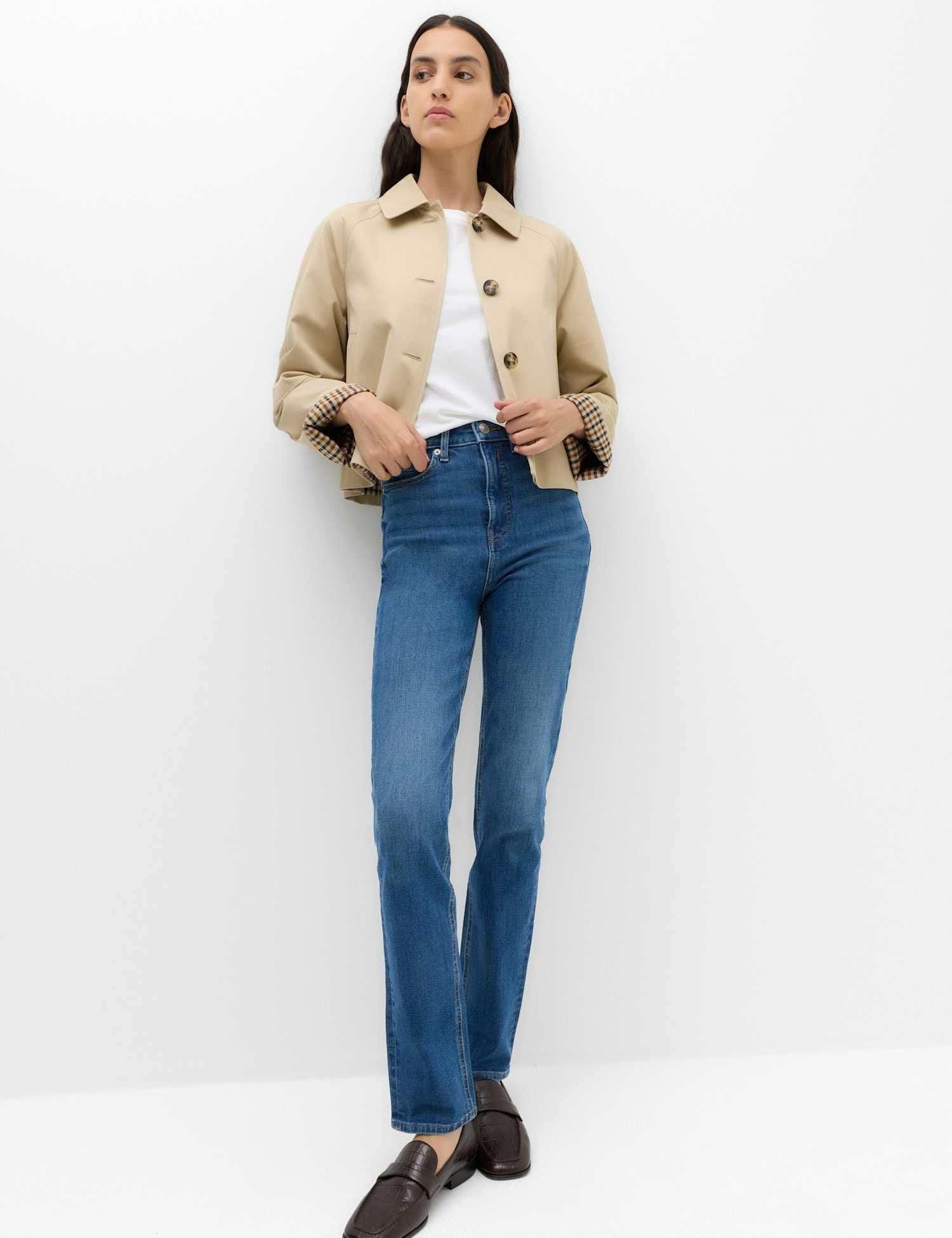 Marks & Spencer M&S Sienna Sculpt High Waisted Jeans Medium Indigo