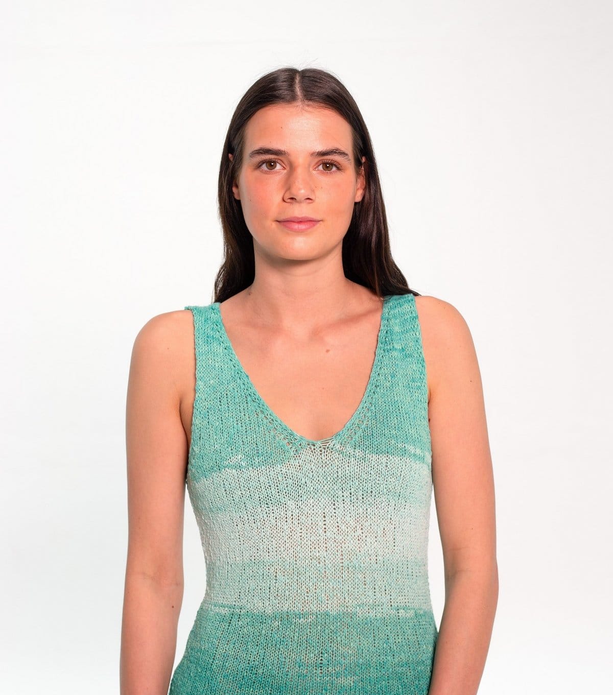 Sunshine Soul Women's Turquoise Graduated Knitted Midi Dress Sunshine Soul New Look - 4