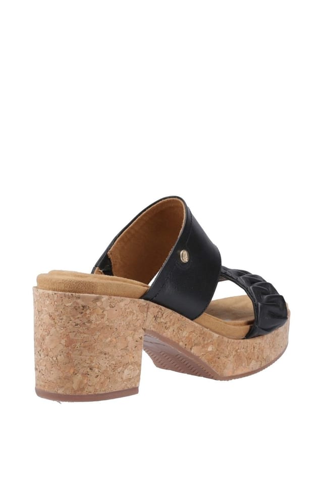 Hush Puppies Hush Puppies Women's Poppy Ruched Slide in Black - 2