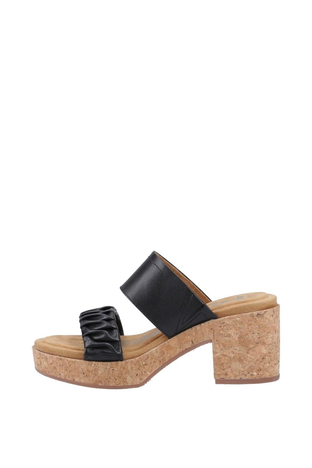 Hush Puppies Hush Puppies Women's Poppy Ruched Slide in Black - 4