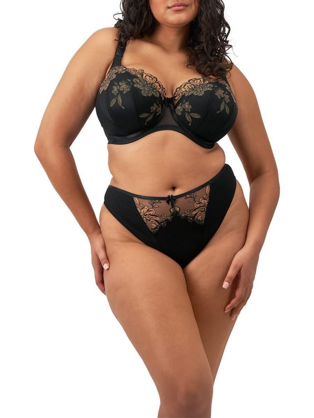 Elomi Elomi Women's Teagan Half Cup Bra in Black - 3