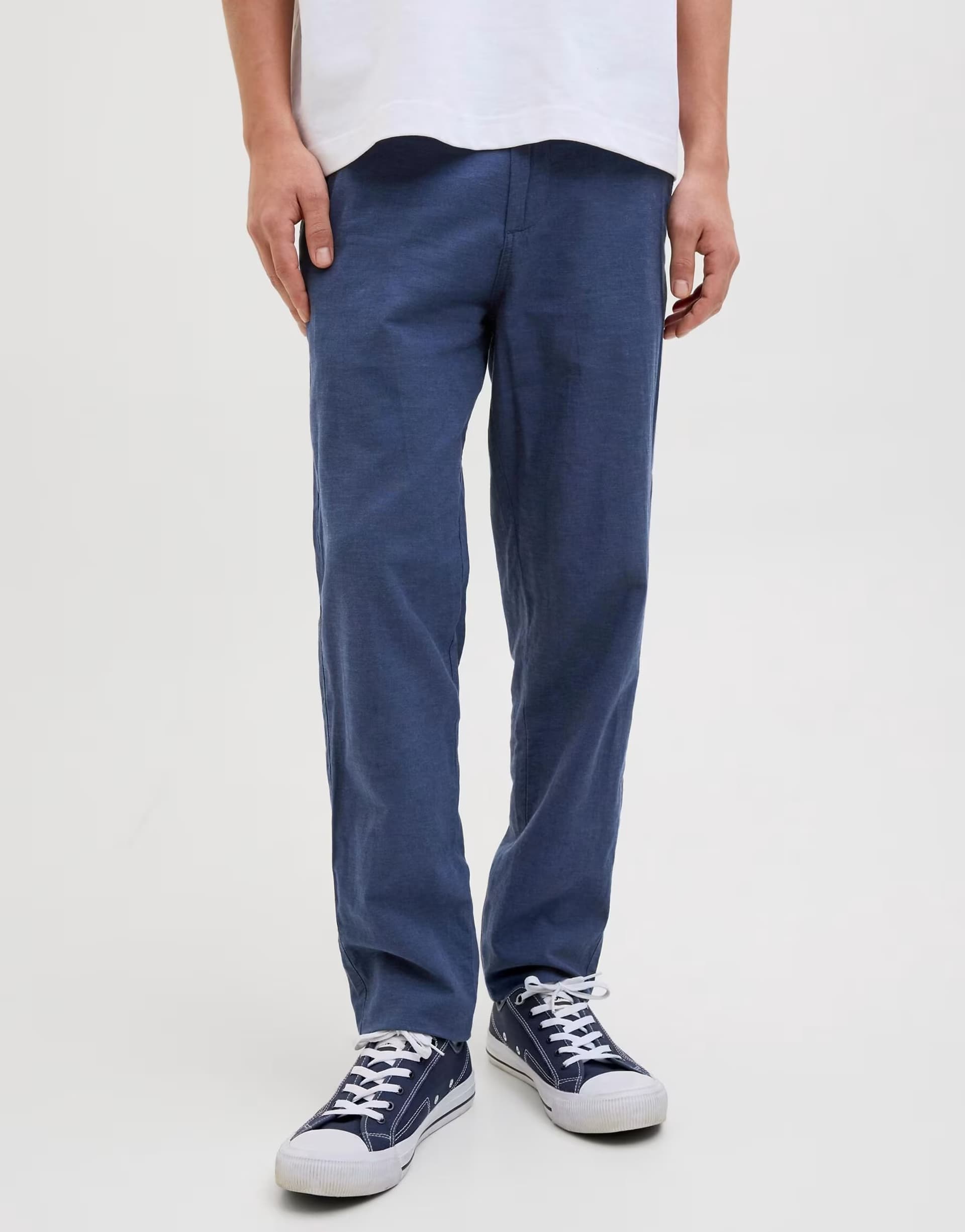 ASOS Jack & Jones Chino trousers in faded denim