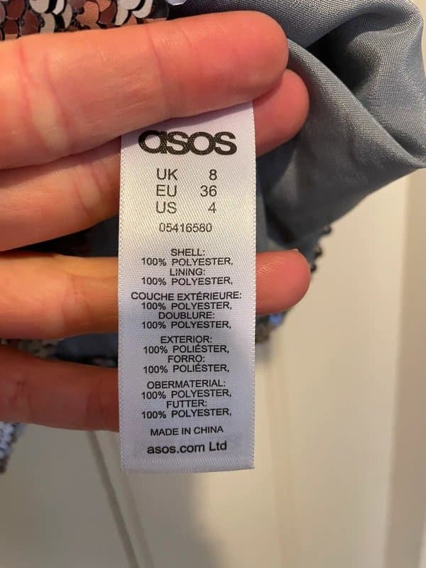 ASOS ASOS Silver Sequin Cami