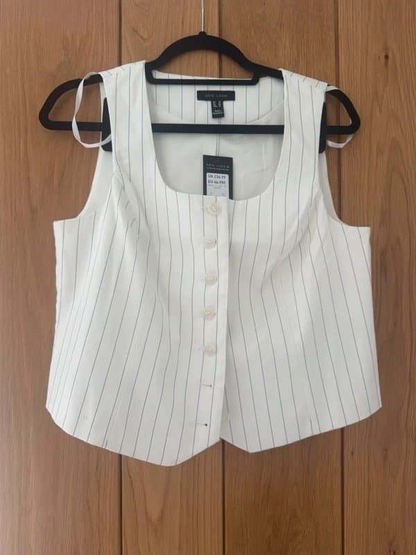 New Look New Look - Pinstripe Waistcoat - size 14