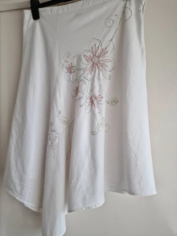New Look White skirt size 14