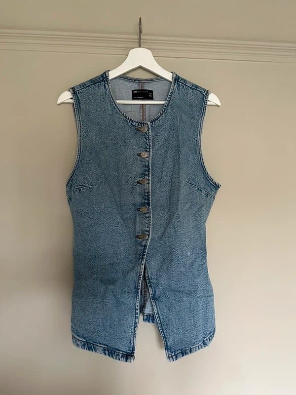 ASOS Denim waistcoat