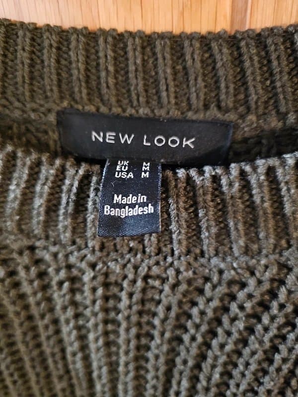 New Look Dark green knitted jumper