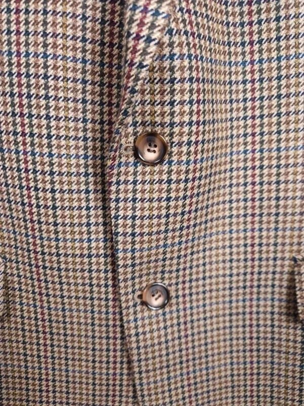 St Michael Marks and Spencer Wool Tweed Blazer - Houndstooth Check - 42L