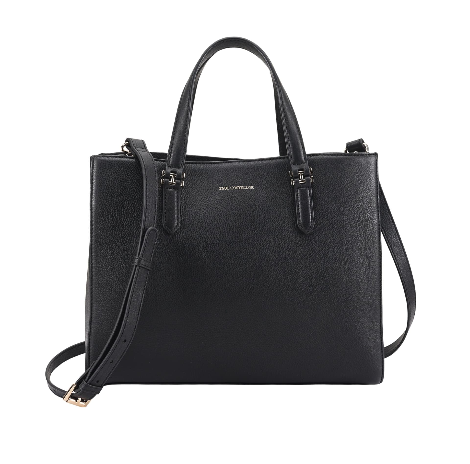 Paul Costelloe Paul Costelloe Women's Milford Leather Multiway Bag in Jet Black