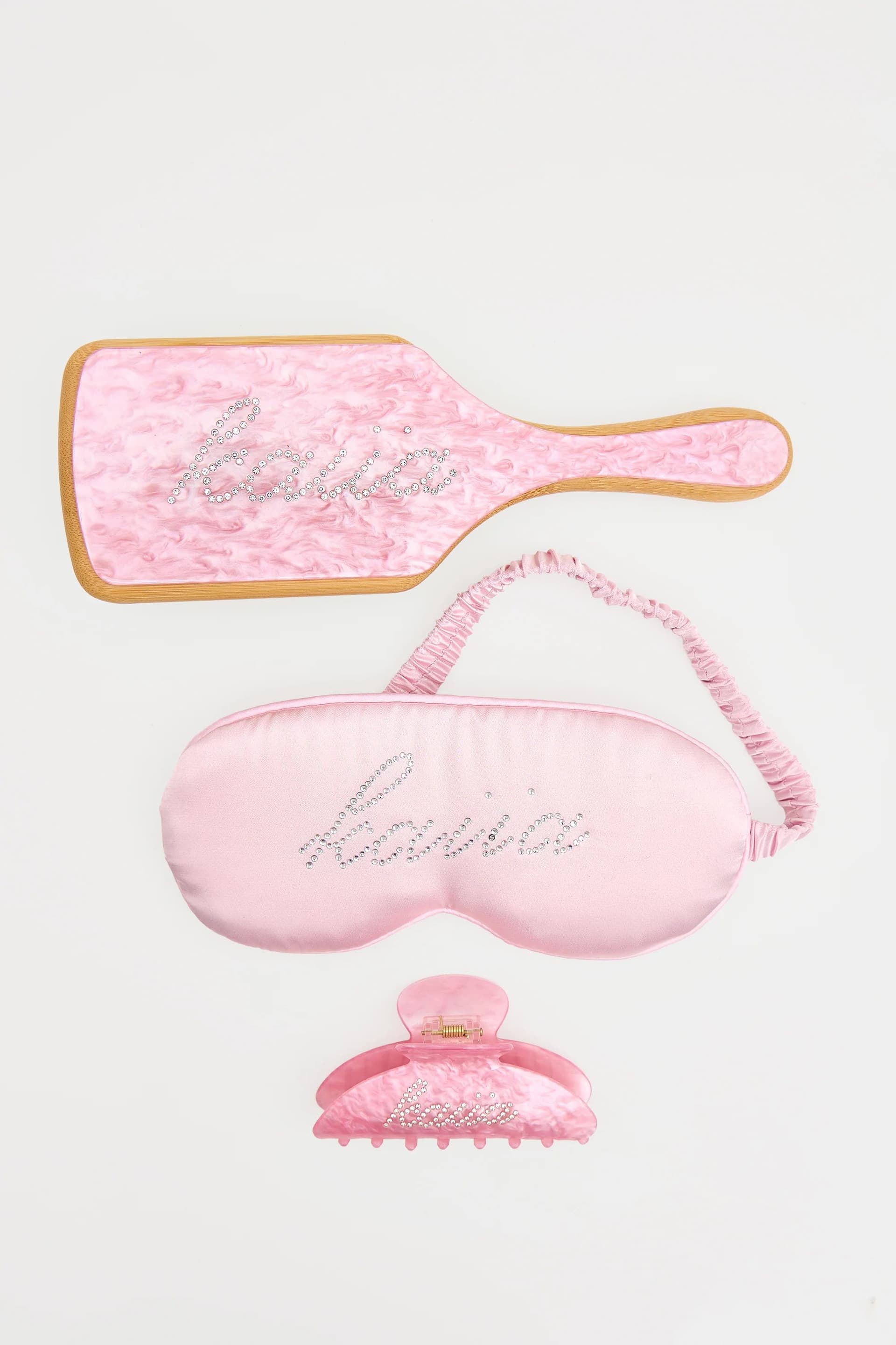 Kaiia Kaiia Diamante Self Care Gift Set Pink
