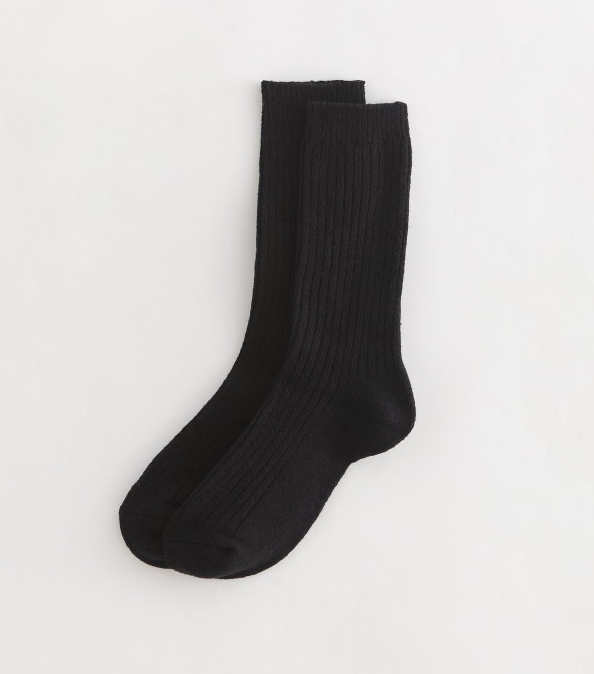 New Look New Look Black Ribbed Lounge Socks
