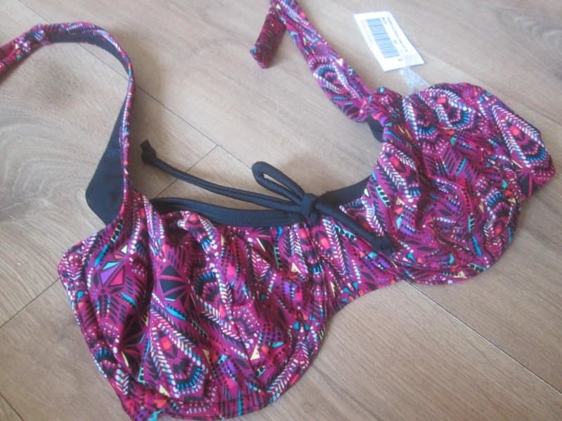 Pour Moi Pour Moi size 32E Jave balcony halter underwired no padding bikini top Brand new with tags