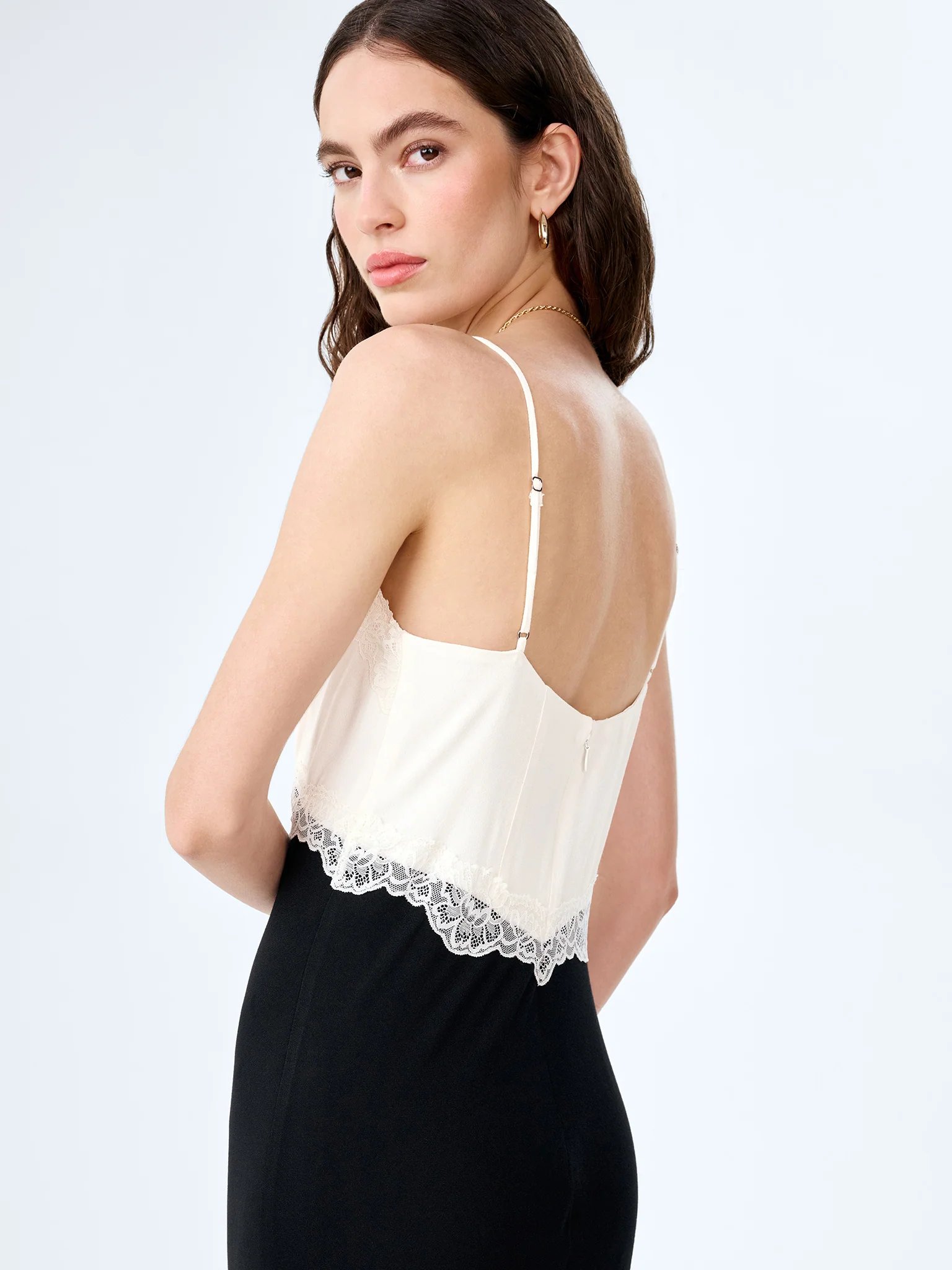 OMNES Drew Maxi Dress in Black and White - 4