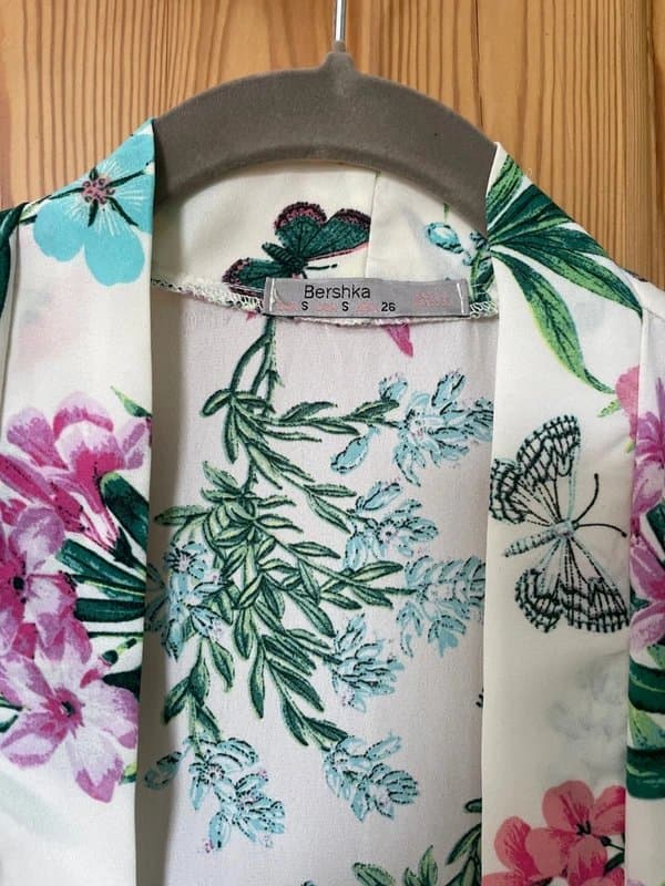 Bershka Light floral coverup