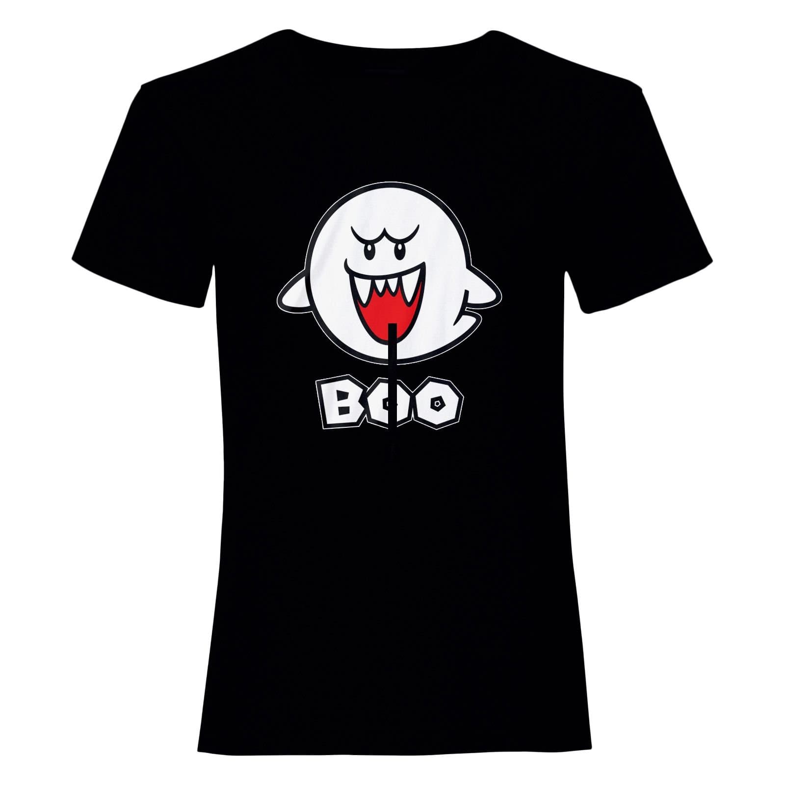Super Mario Super Mario Men's Boo T-Shirt in Black