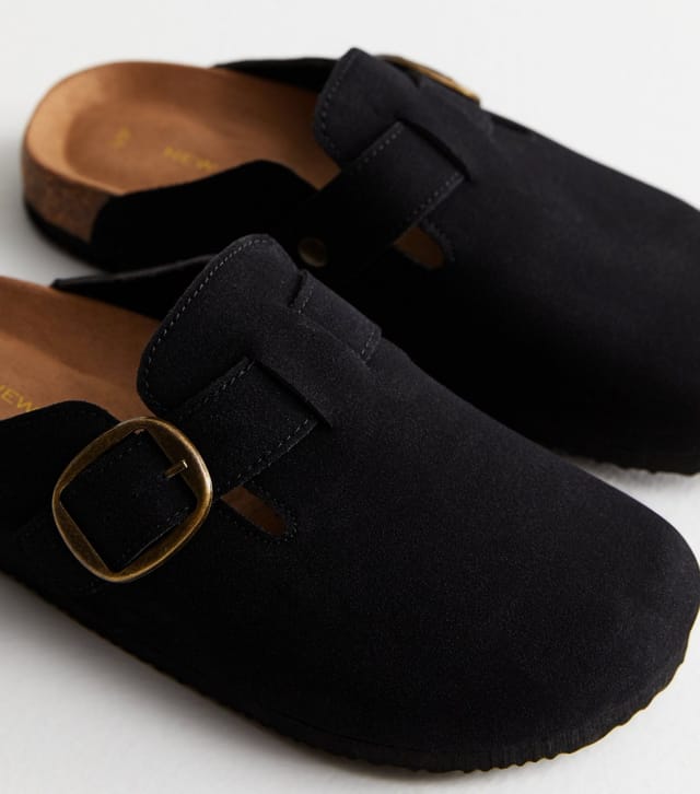 New Look Women's Black Suedette Mules New Look - 3