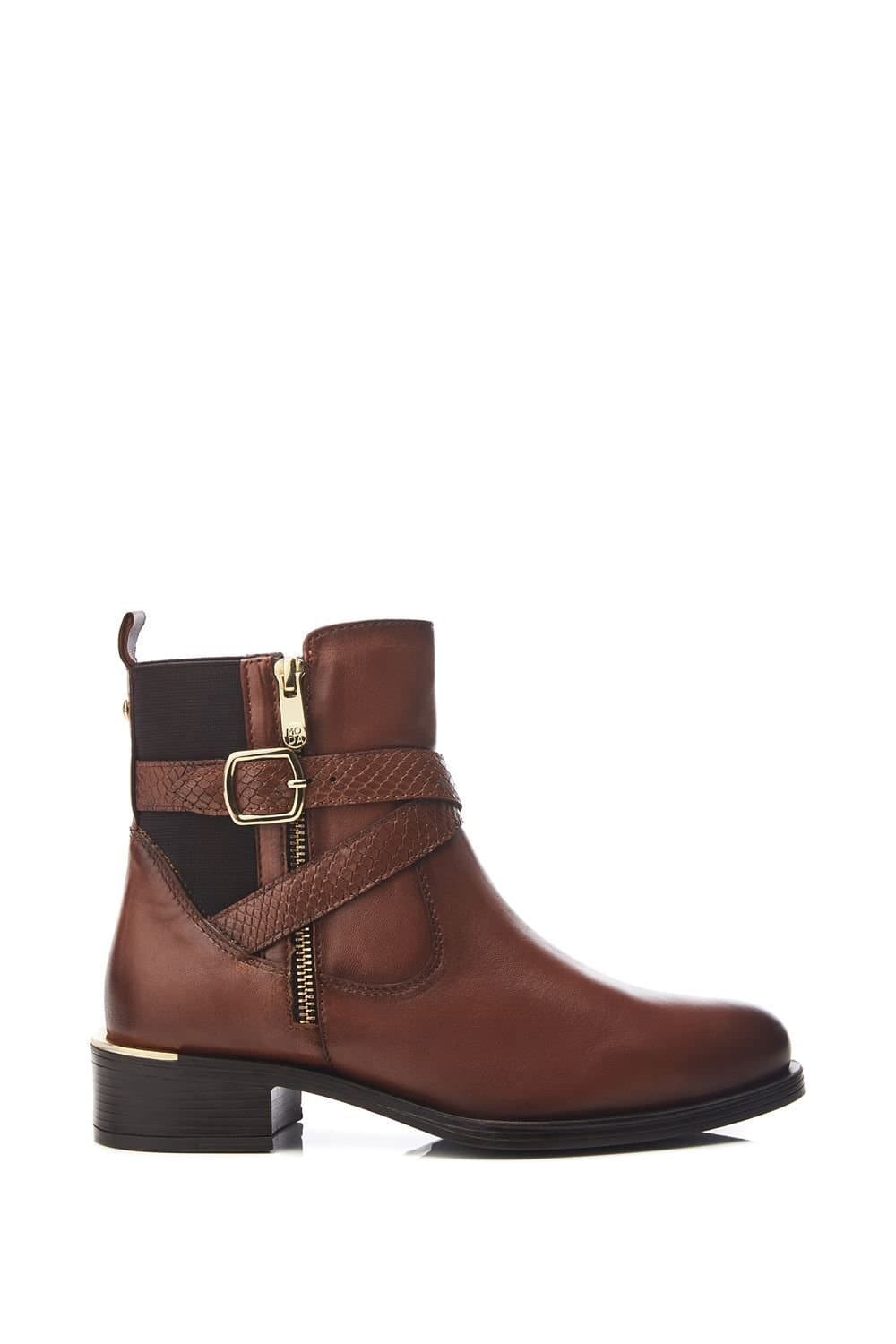 Moda In Pelle Moda In Pelle Women's 'Oloron' Leather Ankle Boots in Tan