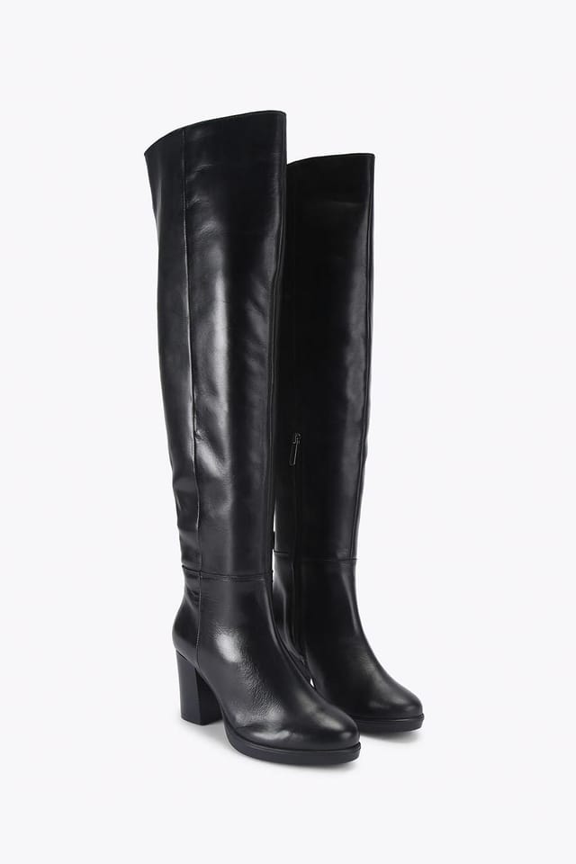 KG Kurt Geiger KG Kurt Geiger Women's 'Sage High Leg Otk' Leather Boots in Black - 2