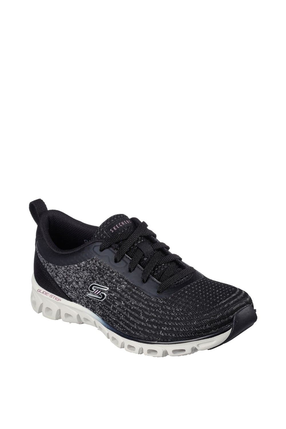 Skechers Skechers Black Mesh Knit Trainers