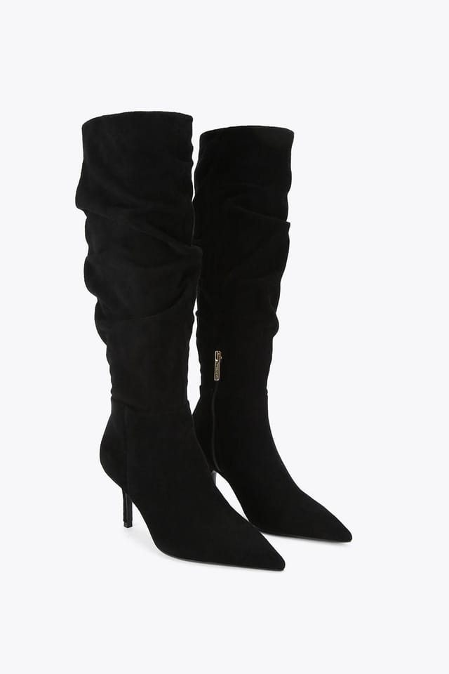 Carvela Carvela Women's 'Spirit Slouch Boot' Suede Boots in Black - 2