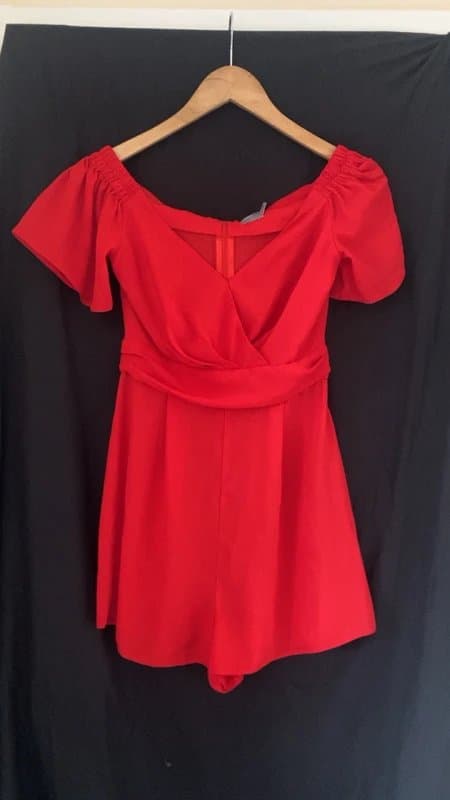 ASOS Red summer play suit