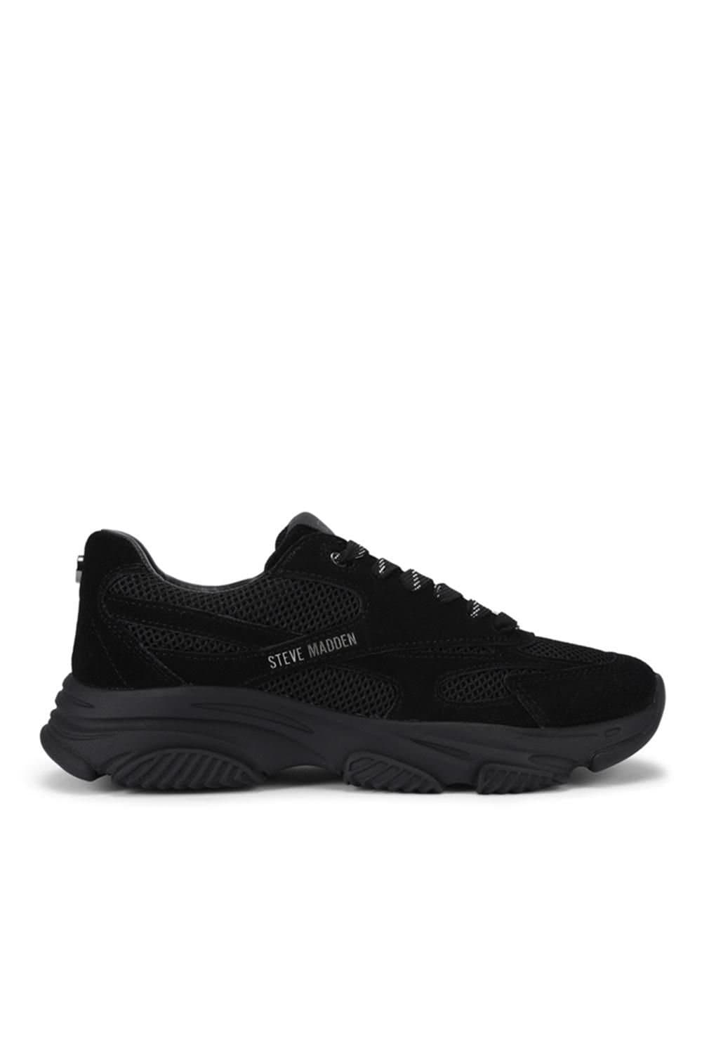Steve Madden STEVE MADDEN Women's 'Front Row Black Suede' Trainers