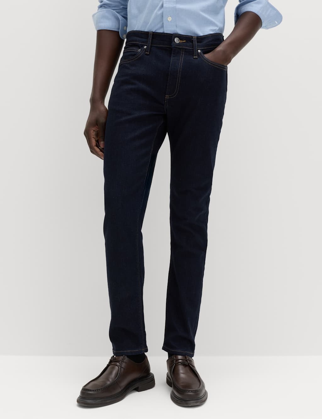 Marks & Spencer M&S Slim Fit Stretch Jeans Dark Indigo