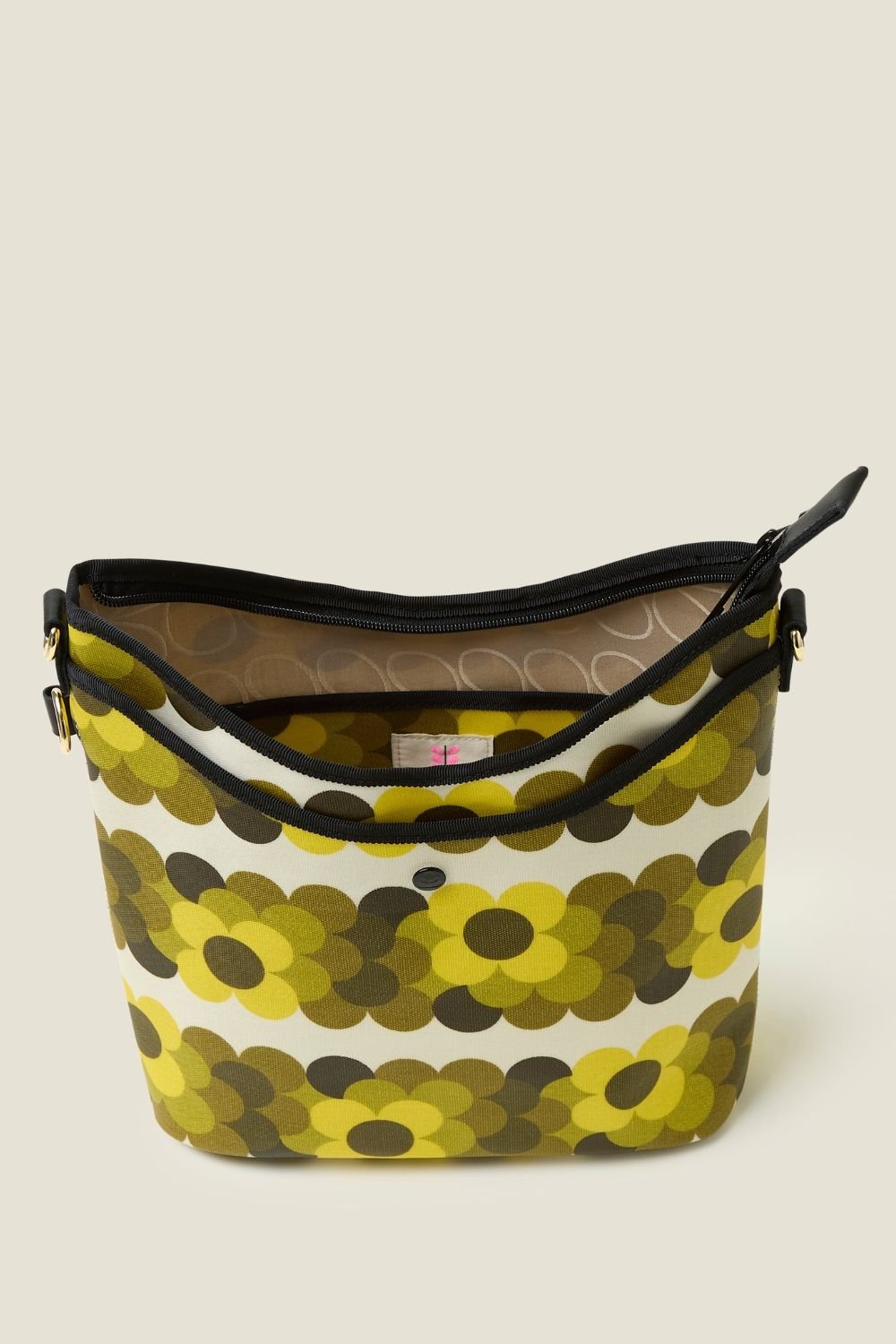 Orla Kiely Orla Kiely Women's Cross Carry Crossbody - Retro Flower Yellow - 3