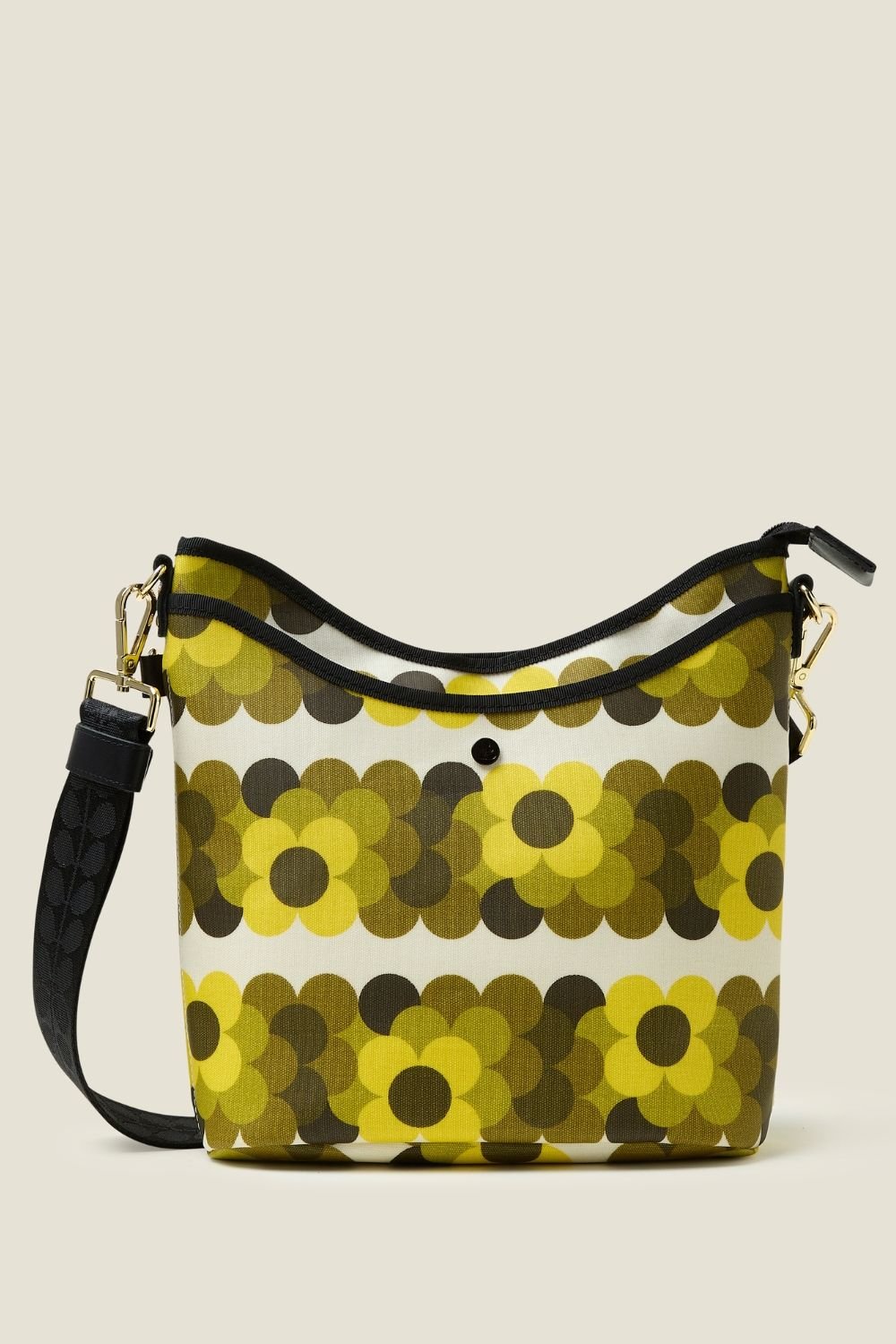 Orla Kiely Orla Kiely Women's Cross Carry Crossbody - Retro Flower Yellow - 4
