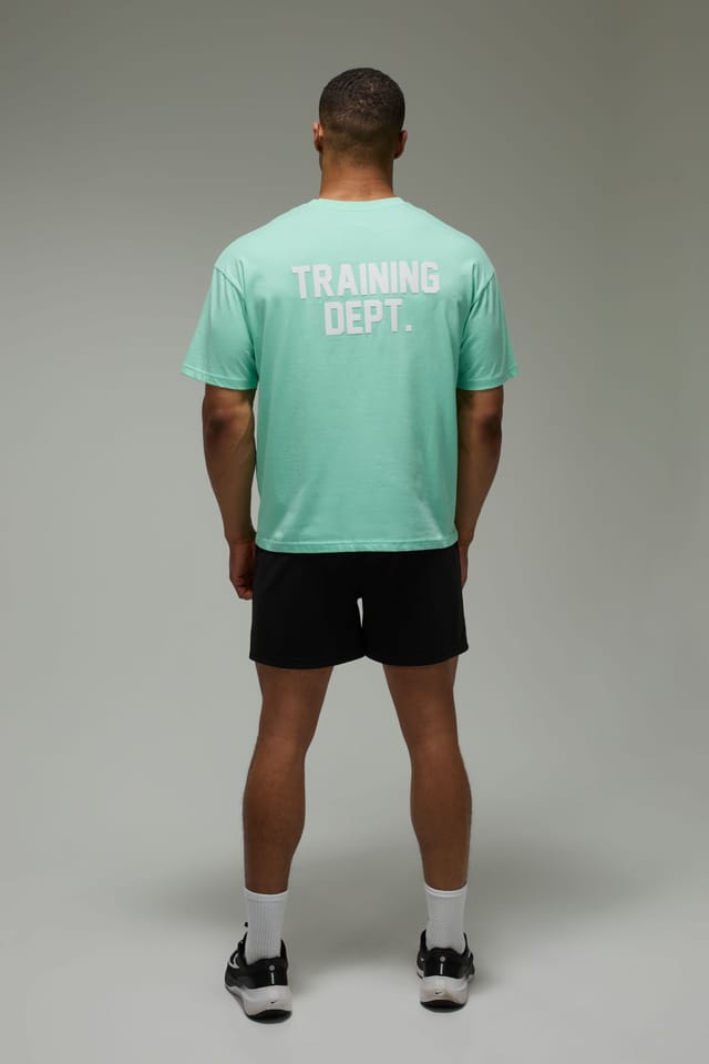 Training Dept. Training Dept. Men's Training Dept Oversized T-shirt in Light Green - 2