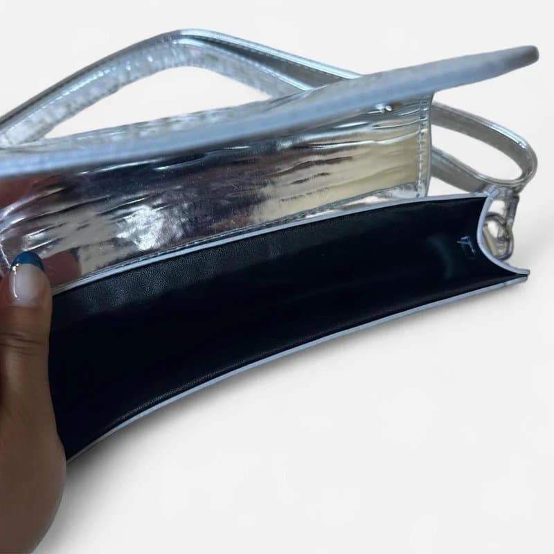 ASOS Silver Shoulder Bag