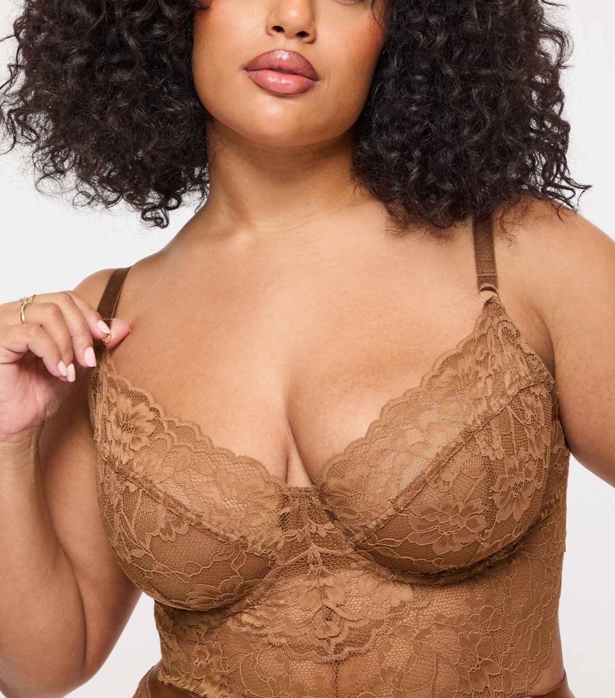 Ann Summers Women's Cream Hold Me Tight Bodysuit Ann Summers New Look - 2