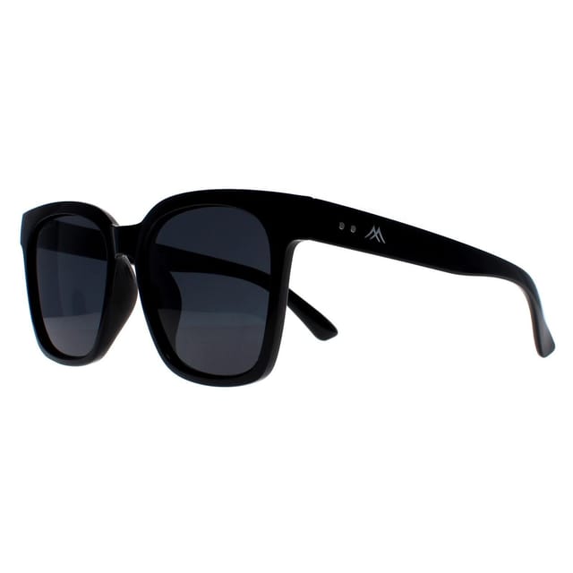 montana montana Men's Square Shiny Black Grey Polarized MP72 - 2